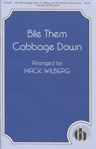 Bile Them Cabbage Down SATB choral sheet music cover Thumbnail